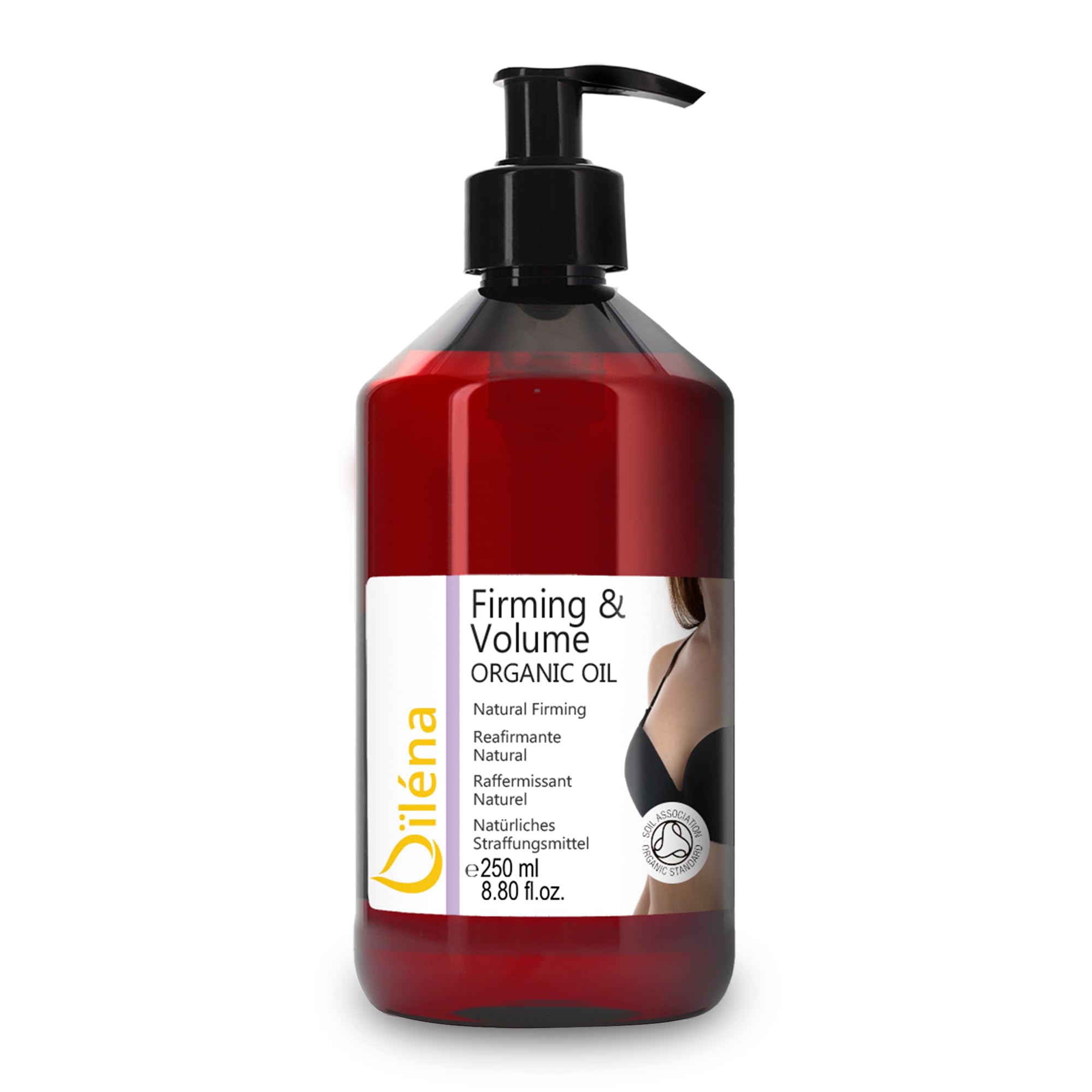 Oïléna - Bust Intense Firming Oil | 100% Pure Natural 'Bra' Oil | Enhances Bust Silhouette and Smoothness | Promotes Skin Regeneration, 250 ml