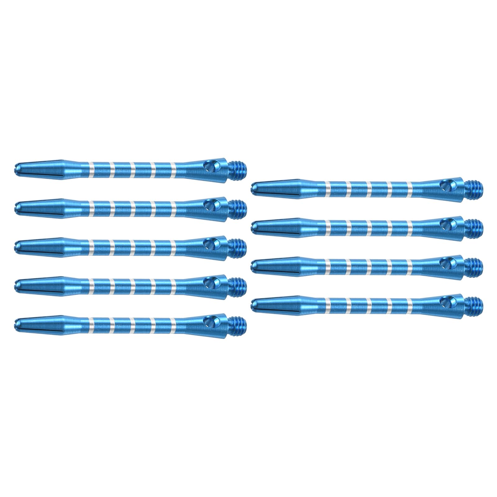 M METERXITY 9 Pack Darts Shafts - Aluminum Darts Stems Medium 2BA Thread, Apply to Darts Games/Darts Sports/Entertainmence/Party (Blue)