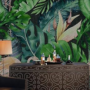 Wall Mural Tropical Rainforest Removable Self-Adhesive Large Wallpaper - 66x96 inches