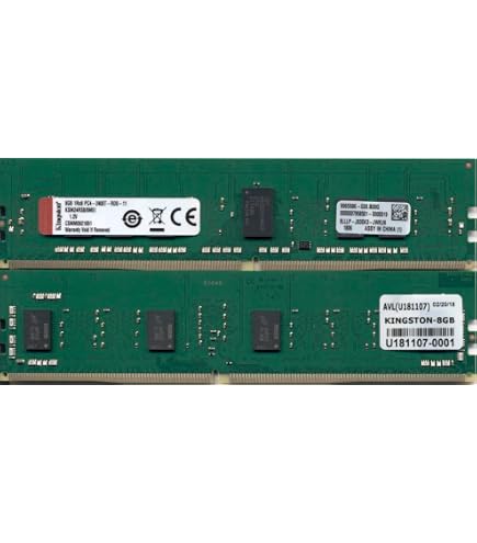 Kingston ValueRAM 8GB 2133MHz DDR4 ECC Reg CL15 DIMM 1Rx4 Intel