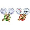 SÜA - Oxygen and Acetylene Regulators Welding Gas Gauges Pair - Rear Entry - LDB series - Check all the pictures and read the full description of this product to make sure it fits your tanks and hoses