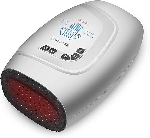 COMFIER Hand Massager with Heat - Cordless Electric Hand Massager
