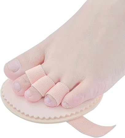 Amazon Welnove 足指矯正3つの穴2個入 足指補整パッド 左右足 種子骨 サポーター モートン病 インソール 外反母趾 足指矯正パッド 浮き指 トウパッド 男女兼用 Welnove Welnove ドラッグストア