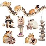 Hamster Toy Hamster Accessories Guinea Pig Chew Toy Hamster Suspension Bendy Long Bridge Toy Chinchilla Cage Accessories Will