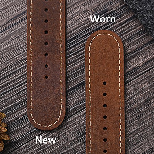 Watch Carty Carty Crazy Horse Leather Watch Band Handmade Leather Watch - Want It All