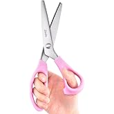 Zicolu Sewing Pinking Shears for Fabric Cutting, 9" Zig Zag Scissors for lace wig, Craft Scissors Decorative Edge Paper, Ideal for Tailor, Quiltiing, Dressmaking, Scrapbooking, Home DIY, Arts&amp;Crafting
