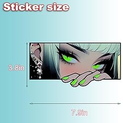 SFESZURY 7.9'' Anime Girl Peeking with One Hand Out