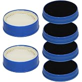 PUREBURG ELPAVAF67 Replacement Filter Compatible with Electrolux Ultimate700 Cordless Stick Vacuum EHVS75S1AO EHVS75W1AY, 2 HEPA Filters &amp; 4 Foam Filters