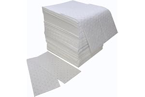 Spilfyter Z-75 MRO White Oil Only Double Weight Sorbent Pad, 18" Length x 16" Width, Case of 100
