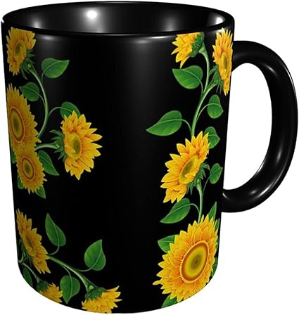 Amazon マグカップ ひまわり 向日葵 創意マグカップ 人気 カップ コーヒーカップ 湯飲み ミーティングカップ 大容量簡易コップ おしゃれ 一人暮らし インテリア おうち カフェ 耐久 カップ 食器 贈り物 オフィス用品 Qqwe ホーム キッチン 通販