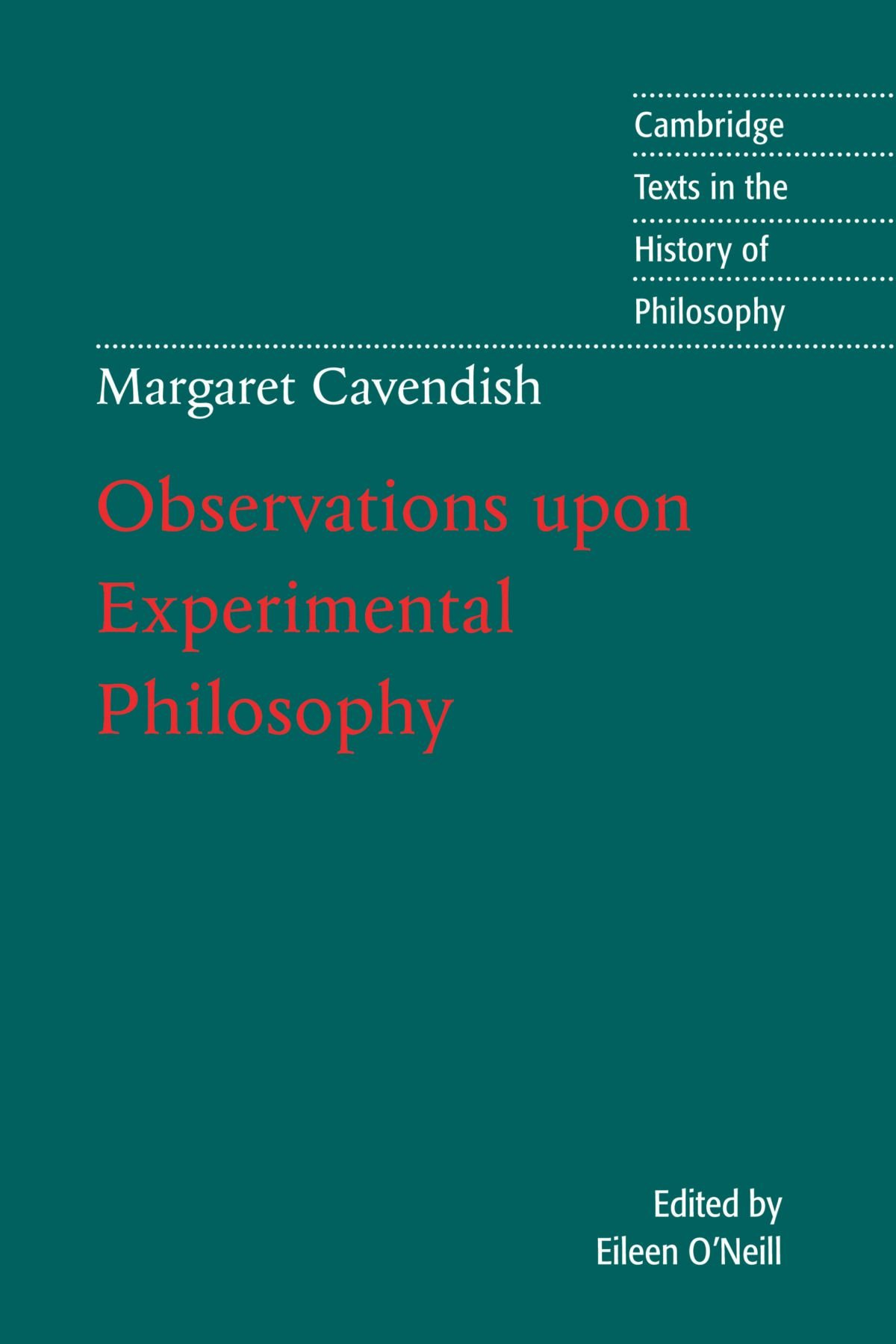 Observations Upon Experimental Philo.