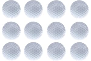 KOFULL Golf Balls - 1 Dozen Two-Piece White Golf Ball for Maximum Distance, Anti Slice, Low Spin, Straight Shots, Practice Standard Golf Balls for Backyard Indoor Outdoor Swing Trainning