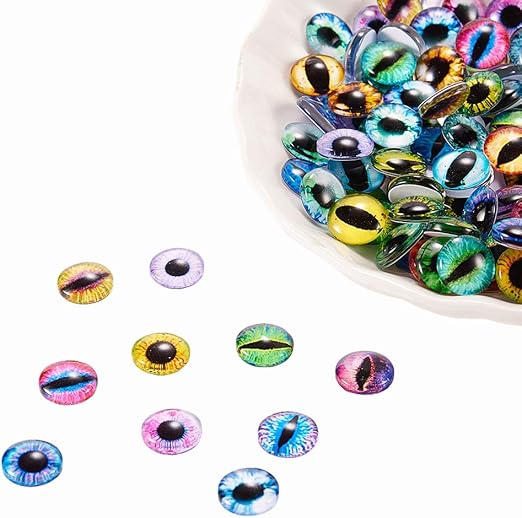 Amazon Pandahall ミックス 約0個セット 目柄 図案付き ガラス カボション ラウンド ビーズ クリスタル スクエア ドーム 拡大レンズ効果 Diy ジュエリー用 カラフル ビーズ ストーン 通販
