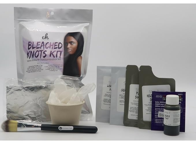 Lace wig knot bleaching kit Clearance