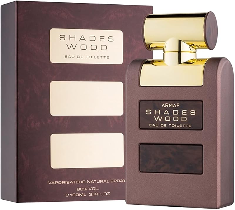 ARMAF Shades Wood Eau de Parfum for Men 100ml 3.4oz Woody Spicy Fragrance