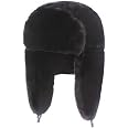 Russian Ushanka Hat - Plush Winter Earflap Trapper Hat For Skiing, Hunting, Cycling (Khaki, One Size) - View #6