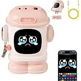 Divoom Dipow 65W USB-C GaN Charger with Pixel Display, Foldable, Pink | Compact Power Adapter for iPhone, Galaxy, Pixel, MacBook Air &amp; iPad