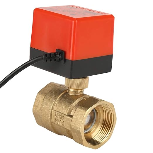 Valvola a sfera elettrica BSP in ottone motorizzata mini