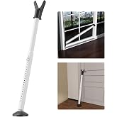 Door Security Bar 1 Pack, Heavy Duty Door Stoppers, 20-51 inch Adjustable | Sliding Glass Door Security Bar with Rubber Tips, Door Stop for Front Door, Portable Door Jammer for Apartment Dorm Travel