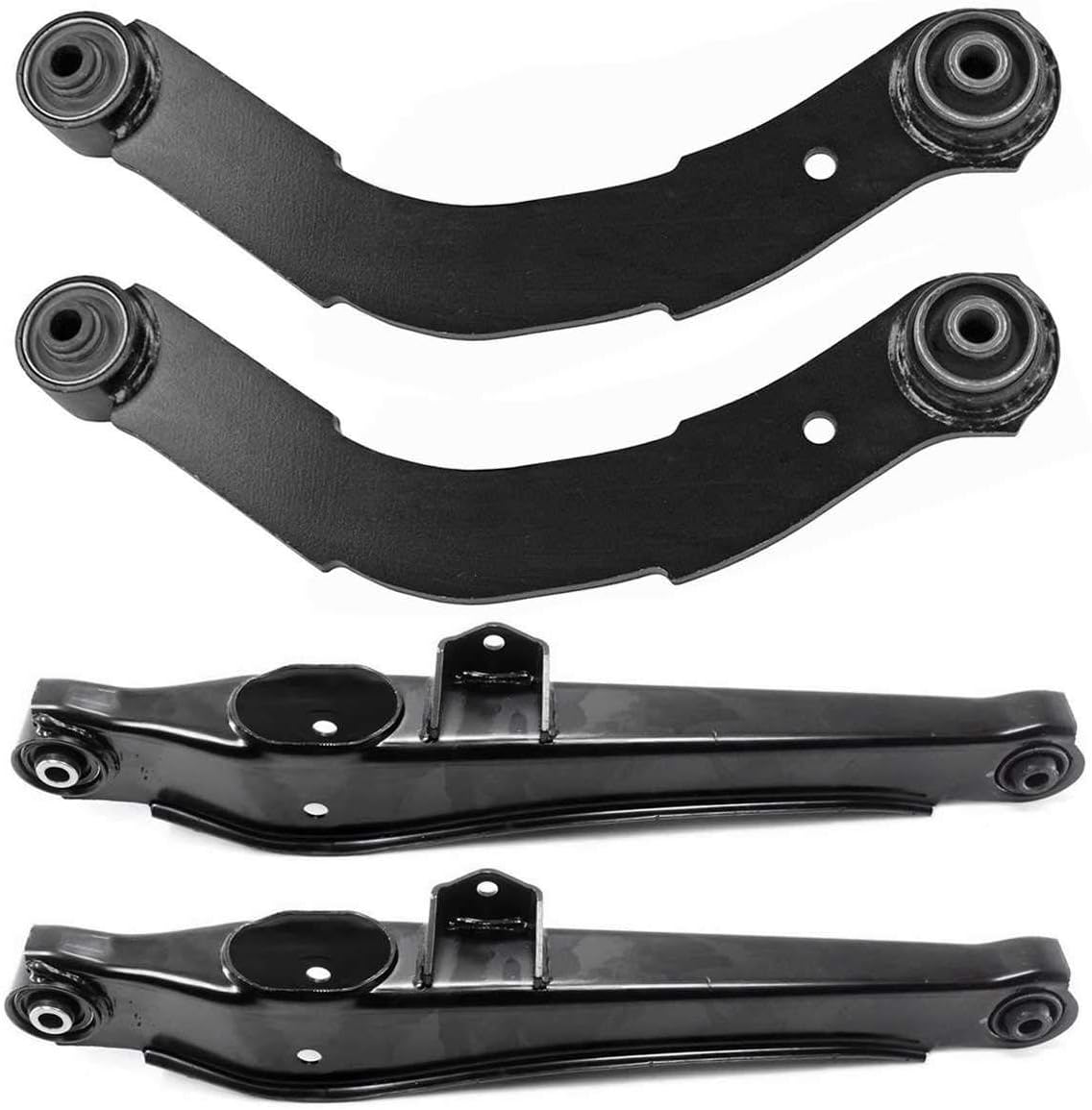 AutoShack CAK351007009 Set of 4 Rear Upper Lower Suspension Control