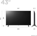 LG 43UR78006LK 43 Inch 4K Ultra HD Smart TV α5 Gen6 Freeview Play view 4