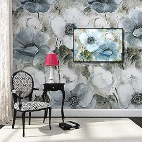 Framed Canvas Wall Art for Living Room, Bedroom Floral Watercolor Painting Canvas Prints for Home Decoration Ready to Hang - 16x24 inches