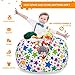 Stuffed Animal Storage Bean Bag - Kids Comfy Chair and Extra-Large Toy Organizer. Сover Only. Stuff, Zip and Sit. 38