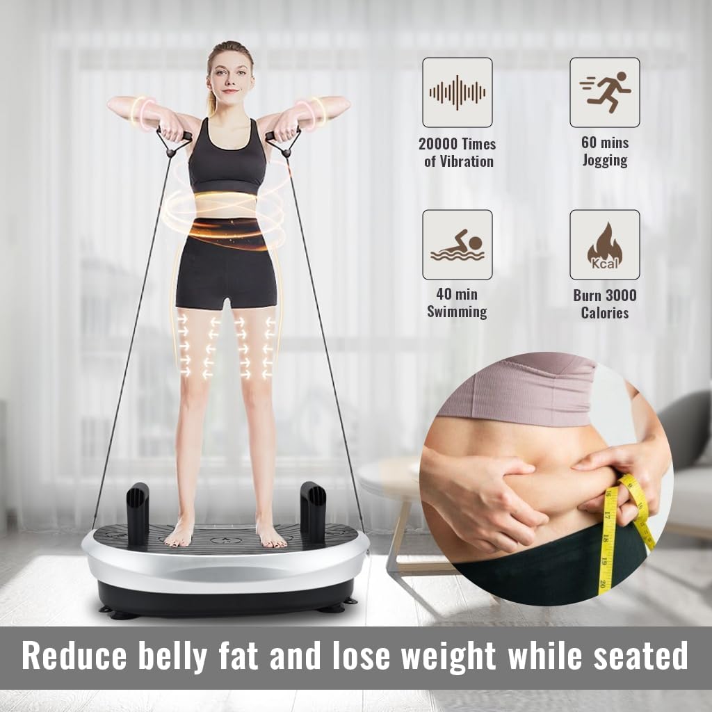 EILISON FITABS 3D Vibration Plate Exercise Machine Oscillation