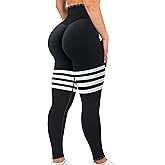 ASAGI Scrunch Butt Lifting Workout Leggings for Women High Waist Yoga Pants Amplify Gym Seamless Booty Tights