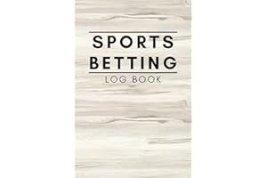 Sports Betting Log Book: Games Gambling Notebook for Football, Tennis, Soccer, Basketball | Small Size 6 X 9 Inches