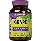 BlueBonnet Super Fruit Grape Seed Extract Supplement, 60 Count, White (743715008403)