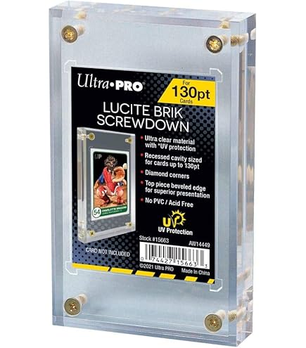 Ultra PRO 1/2\" Lucite Screwdown 5個 Lucite UV 1/2
