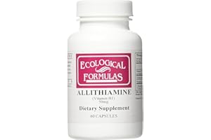 Ecological Formulas Allithiamine Vitamin B1 50 Mg, White, 60 Count