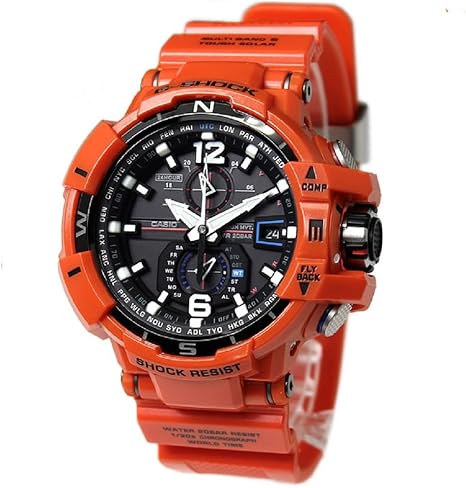 Amazon Co Jp カシオ Gショック スカイコックピット 電波 ソーラー メンズ 腕時計 Gw A1100r 4a 並行輸入品 腕時計