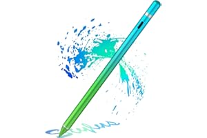 MENKARWHY Stylus Pens for Touch Screens, Universal Fine Point iPad Pencil with Magnetic Cap for iPad, iPhone, Android, Tablet and Other Capacitive Touch Screen, Stylus Pen for iPad in Writing (Blue Green)