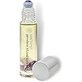 Honeybee Gardens Crystal Infused Body Oil Rollerball, Amethyst, Organic, Moisturizing, Non-Greasy, for All Skin Types, 2 Fl Oz