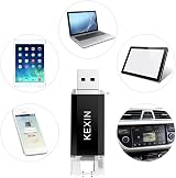 KEXIN 128GB USB C Flash Drive USB 3.0 Dual OTG Type C Memory Stick Black view 6