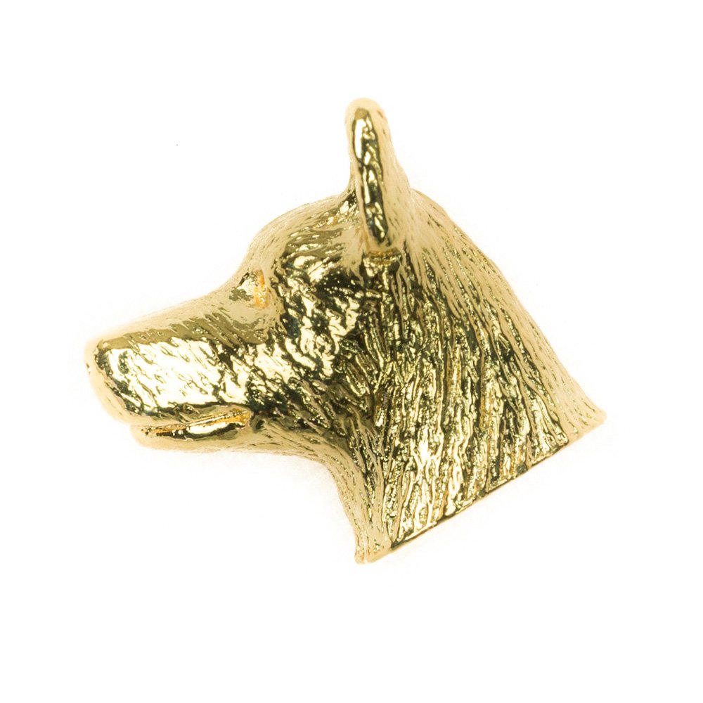 AUSTRALIAN CATTLE DOG Made in U.K Artistic Style Dog Clutch Lapel Pin Collection 22ct Gold Plated