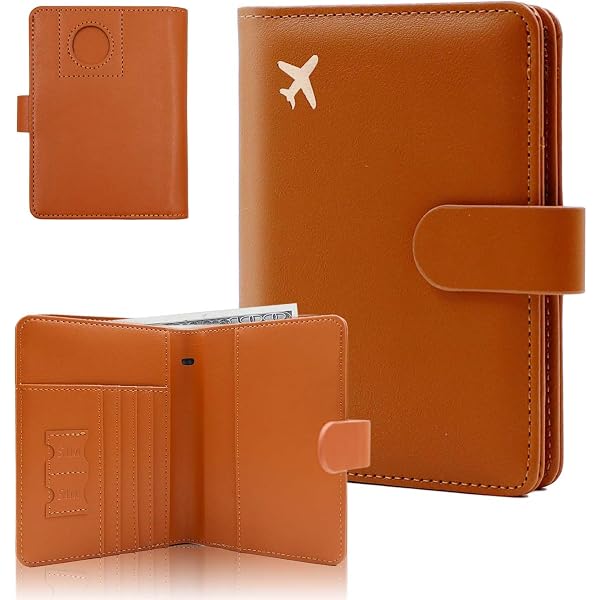 Étui Passeport Léopard - Cuir Synthétique, Léger Et Imperméable, Idéal Voyage