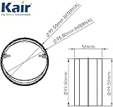Kair 100mm Connector with Backdraught Shutter 4in Non-Return Damper view 2