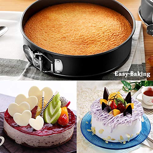 Molgree 7 Inch Nonstick Springform Pan,Bakeware Cheesecake Pan,Leakproof Cake Pan,Spring Form Pan,Spring Pan,Springform Cake Pan with Removable Bottom&Quick-Release Lacth for 5,6,8 Qt Instant Pot - Thumbnail 4