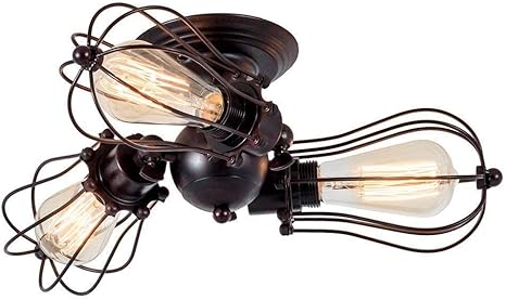 H-ei Araña Conjunto De Manguito Ajustable Techo Antiguo De Metal (sin