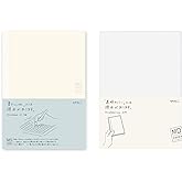 Midori MD Notebook - A5 Grid Paper (15003006) + MD notebook cover &amp; lt; A5 &amp; gt (49360006) -VALUE SET