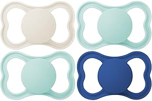 MAM Air Matte Pacifiers, Binky for 16+ Months, BPA-Free Silicone Nipple, Ideal for Sensitive Skin & Breastfed Newborns, Easy to Clean, Developed with Medical Experts, 2 Count Binkies