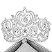 FUMUD Height 4.1'' Silver Luxurious Vintage Wedding Queen Princess Large Rhinestone Crowns And Tiaras Pageant Prom Bridal Crystal Hair Accessories (Silver)