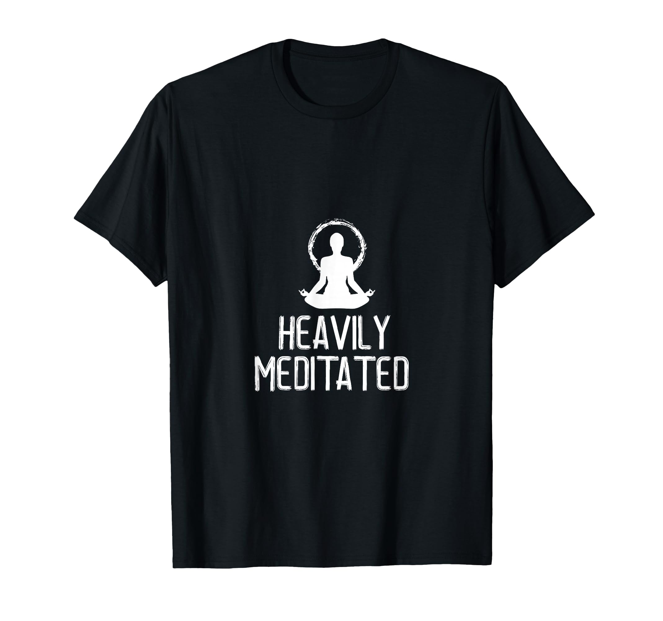 Heavily Meditated Yoga Namaste Meditation T-Shirt
