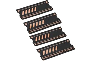 YUEHISY 4 Pcs Laptop Memory Heatsink, Copper Graphene Rapid Cooling Cooler, for DDR4 DDR5 SODIMM RAM