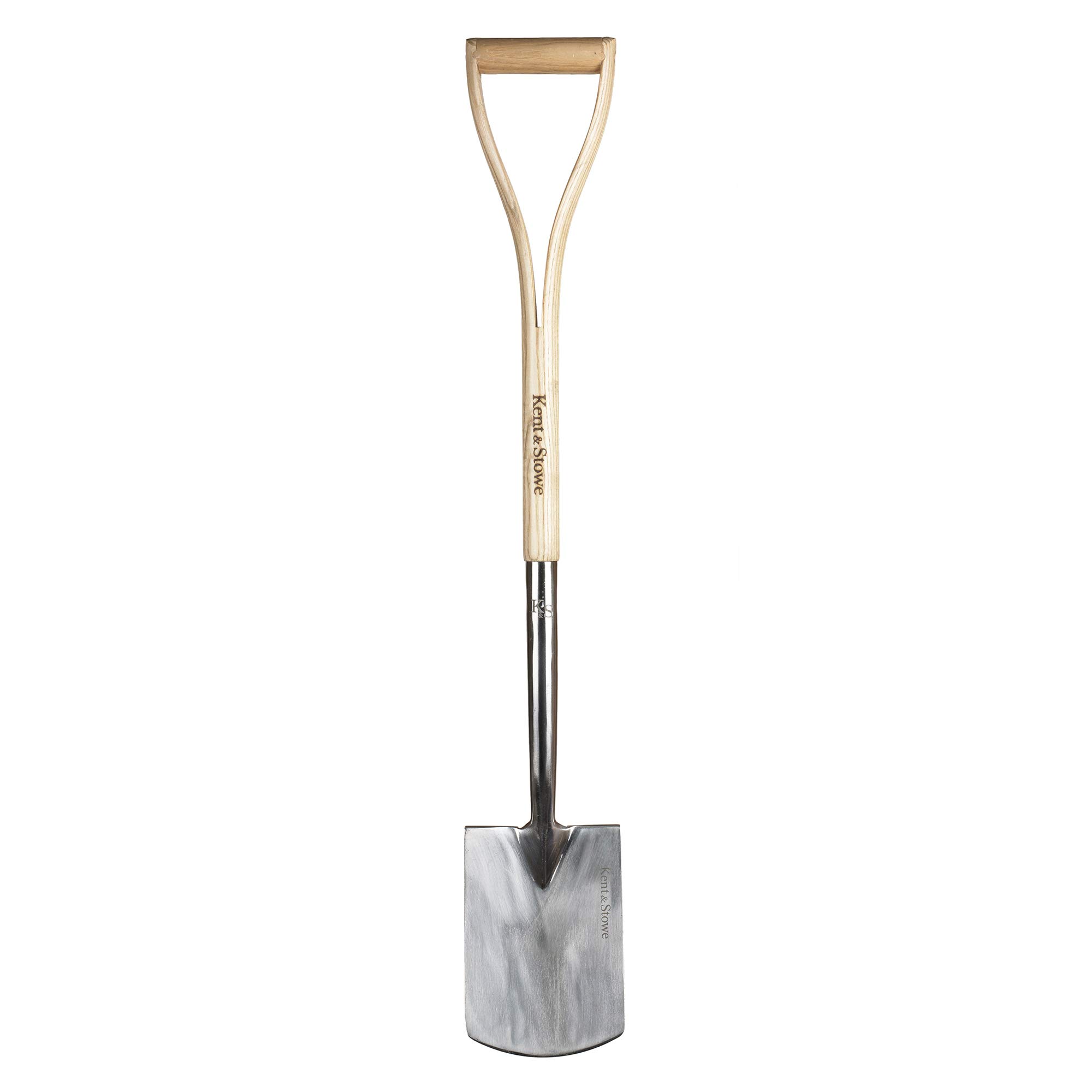 Kent & Stowe Kids Spade - Lightweight Shovel for Kids Stainless Steel Small Garden Spade with Ash Handle Length 28"