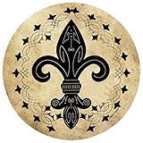 Thirstystone Stoneware Coaster Set, Fleur de Lis II