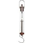 Eisco Labs Acrylic Tubular Spring Scale (Dynamometer) 1N/100g Capacity - Pull Scale, Force Meter